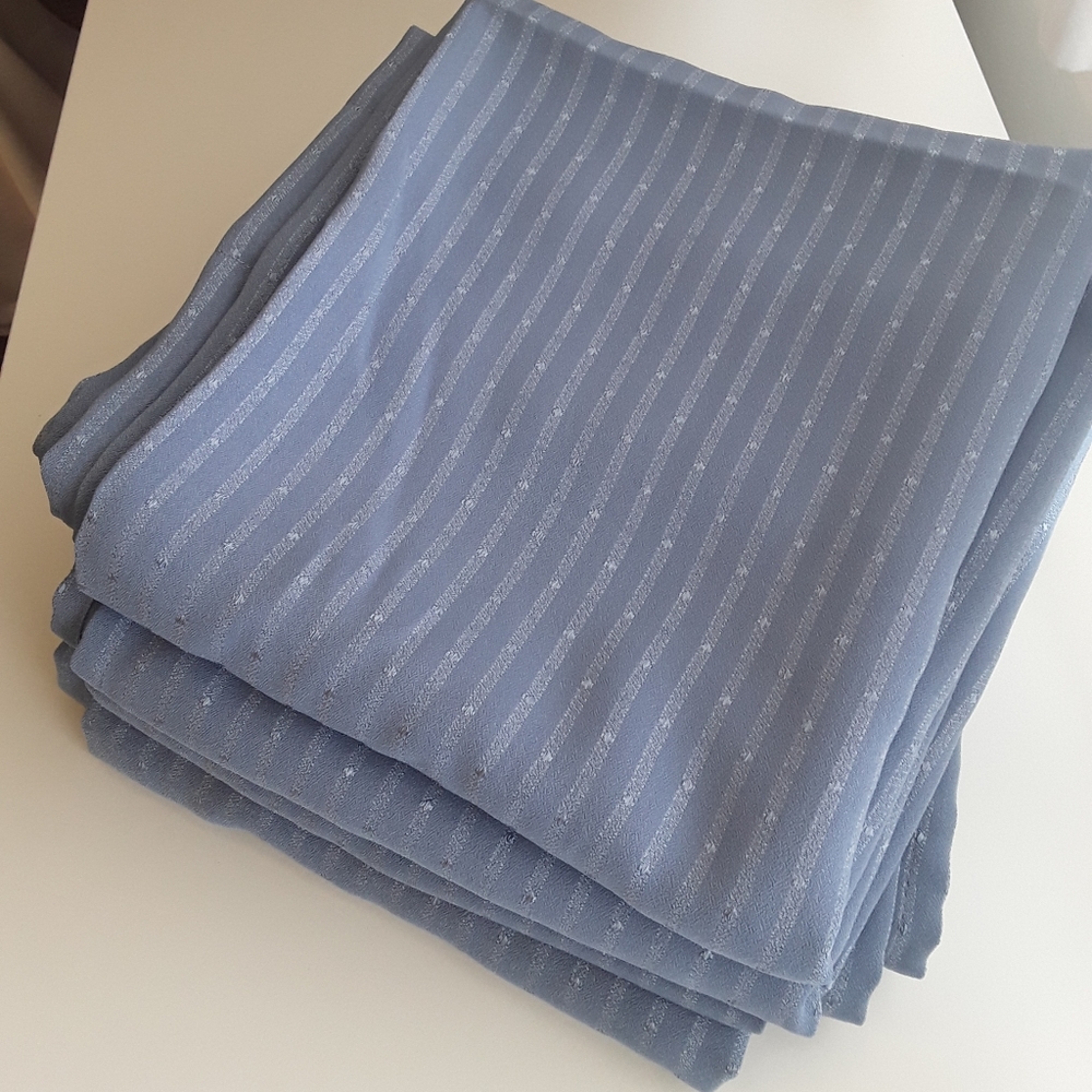 84" x 40" Periwinkle Blue Curtains—4 Panels